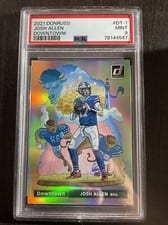 2021 Donruss Downtown Josh Allen #DT-1 card
