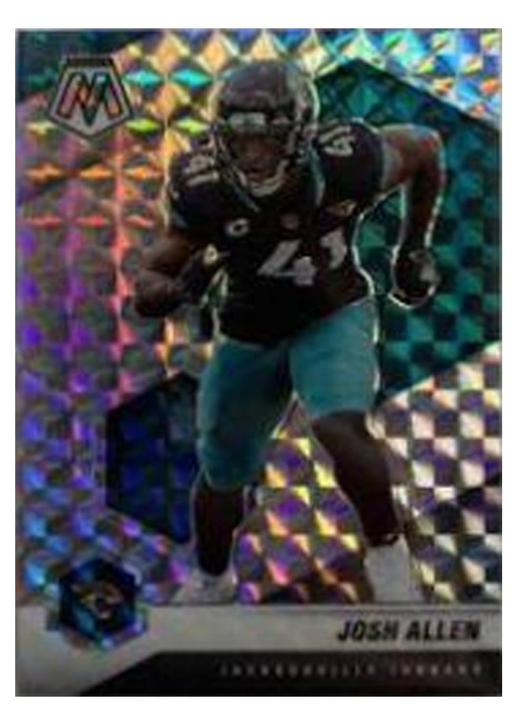 2021 Panini Mosaic Base Set Josh Allen #102 card