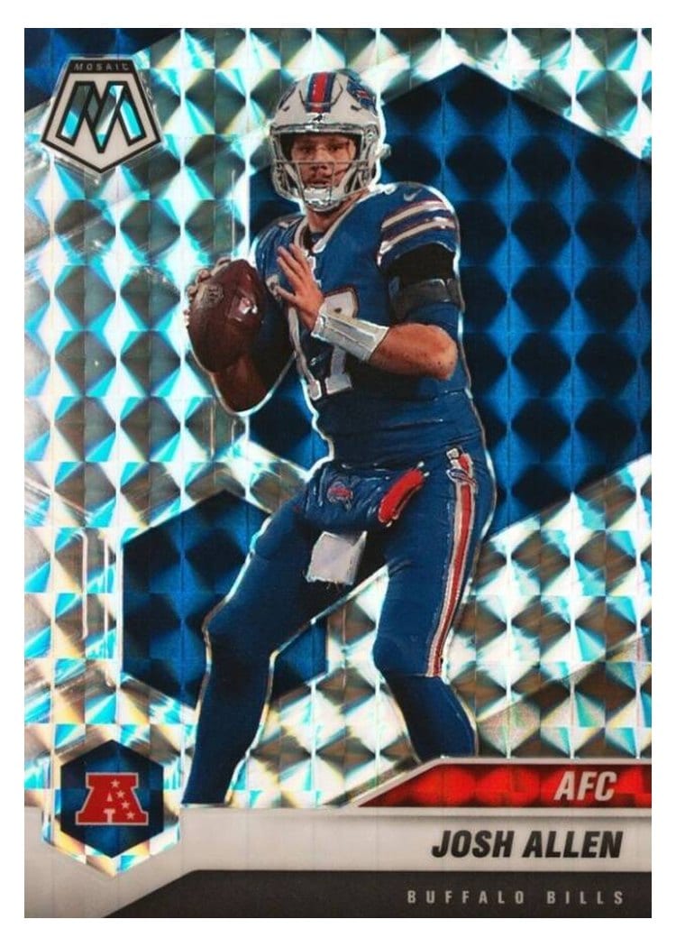 2021 Panini Mosaic Base Set Josh Allen #227 card