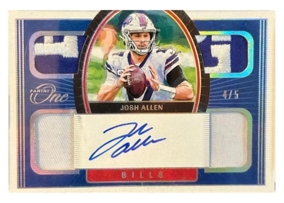 2021 Panini One Josh Allen #63 card