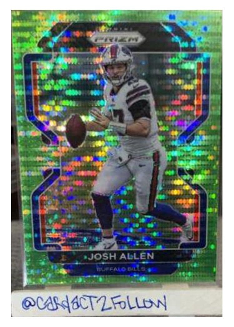 2021 Panini Prizm Base Set Josh Allen #117 card