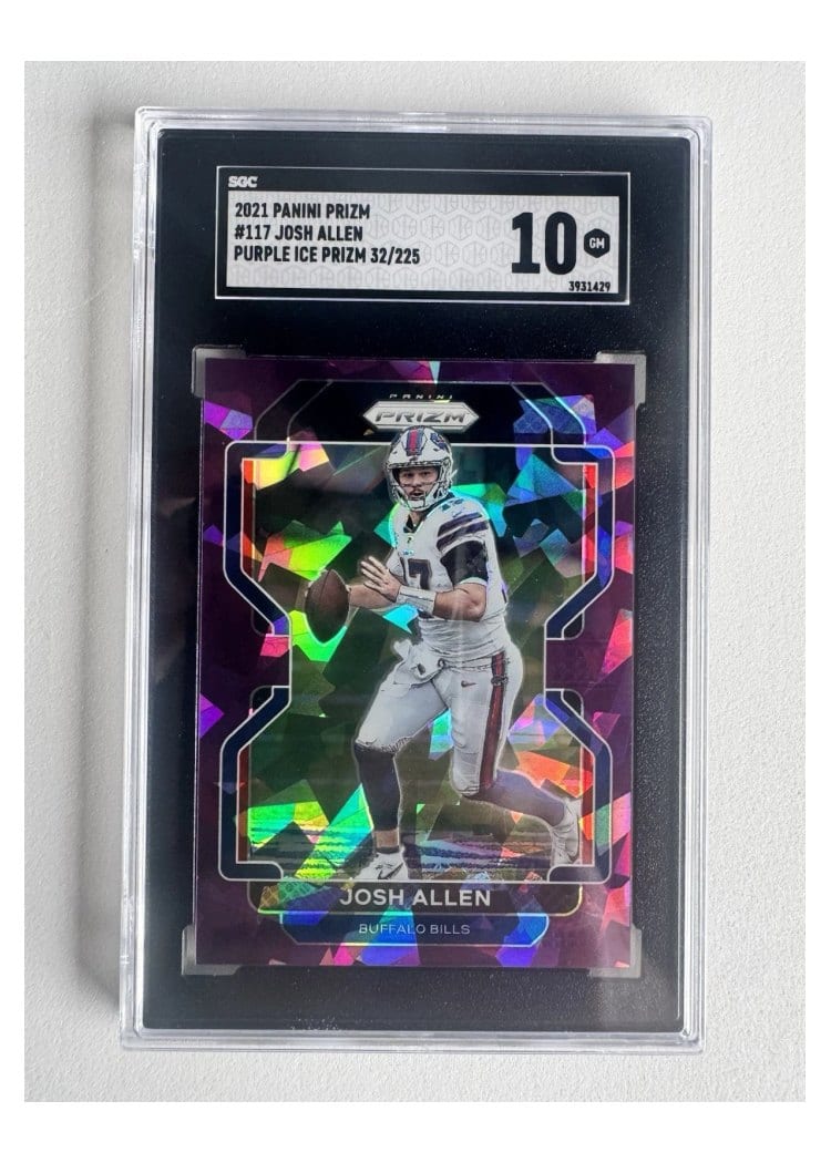 2021 Panini Prizm Base Set Josh Allen #117 card