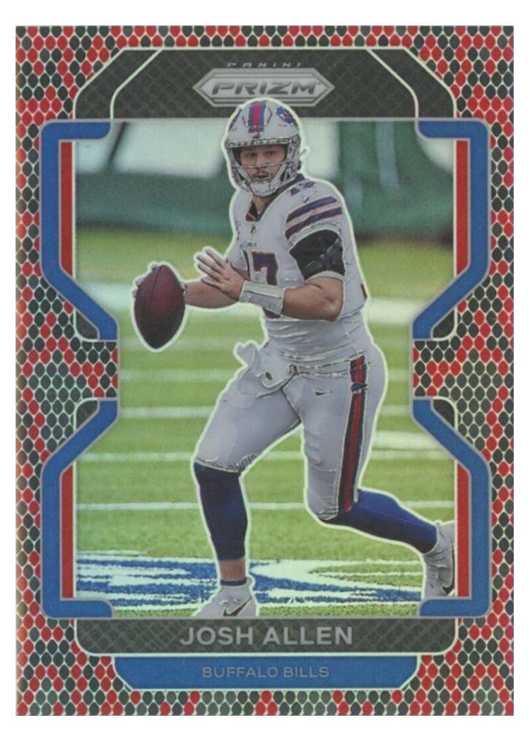 2021 Panini Prizm Base Set Josh Allen #117 card