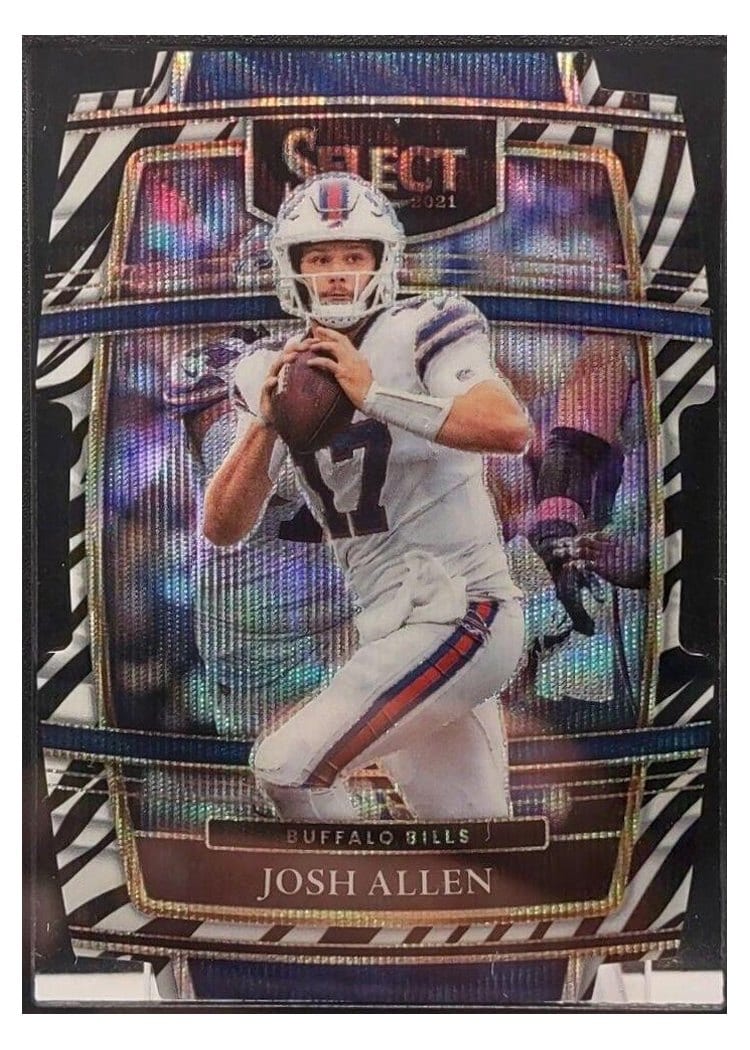 2021 Panini Select Base Set Josh Allen #217 card