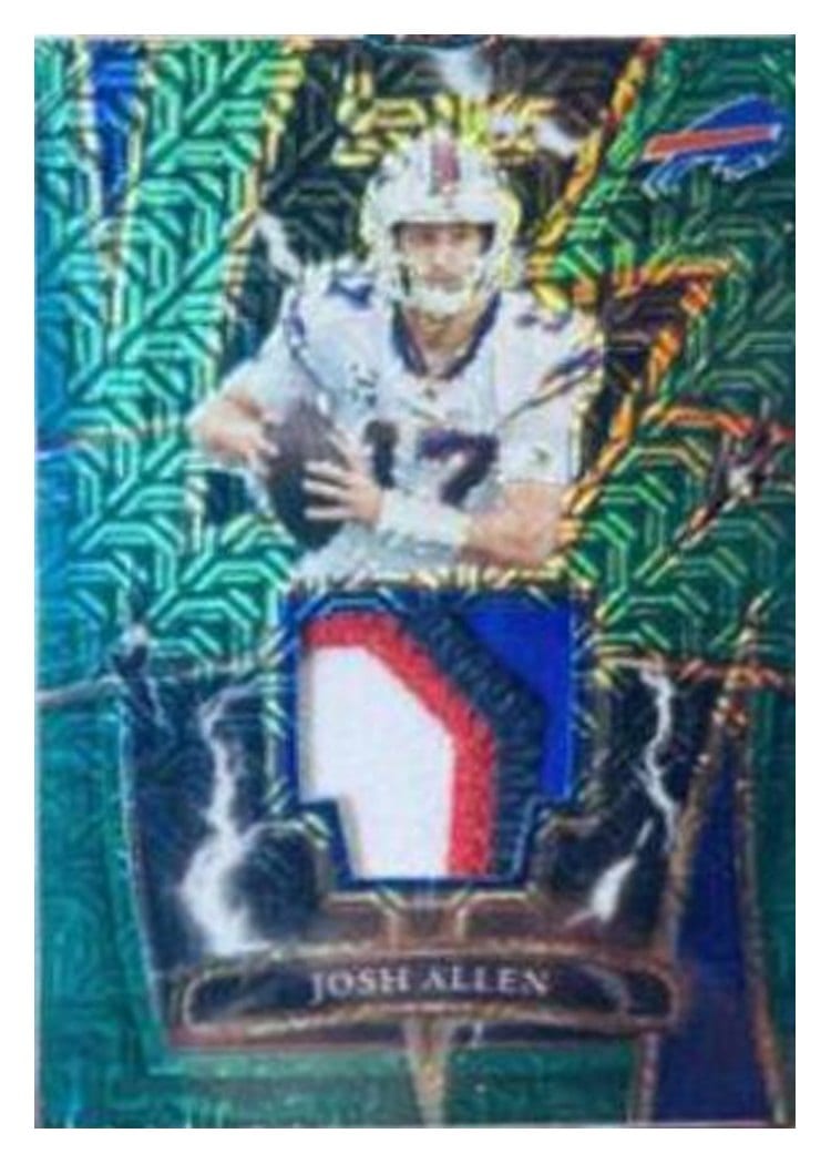 2021 Panini Select Base Set Josh Allen Green #306 card