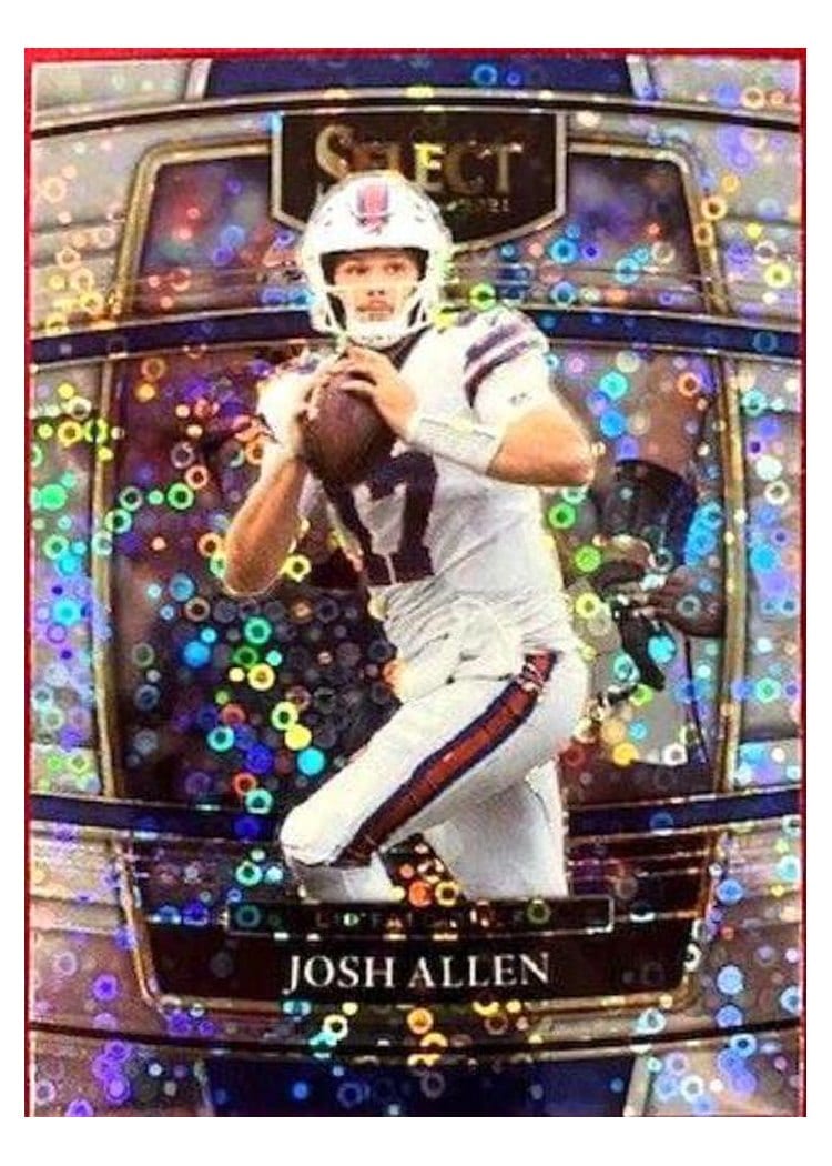 2021 Panini Select Base Set Josh Allen #6 card