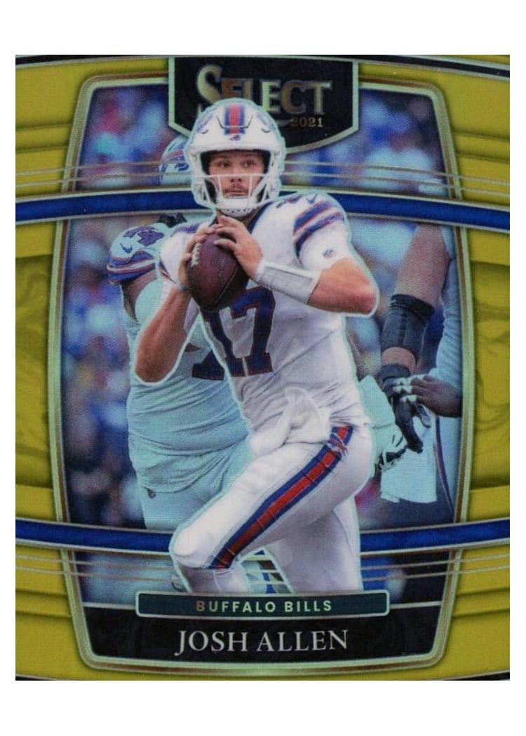 2021 Panini Select Base Set Josh Allen #6 card