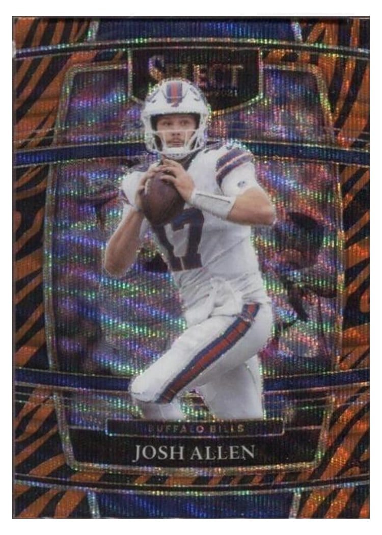 2021 Panini Select Base Set Josh Allen #6 card