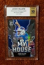 2022 Donruss Optic My House! Josh Allen #MH-7 card