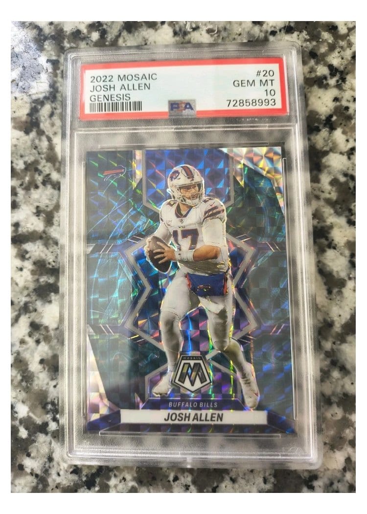 2022 Panini Mosaic Base Set Josh Allen #20 card