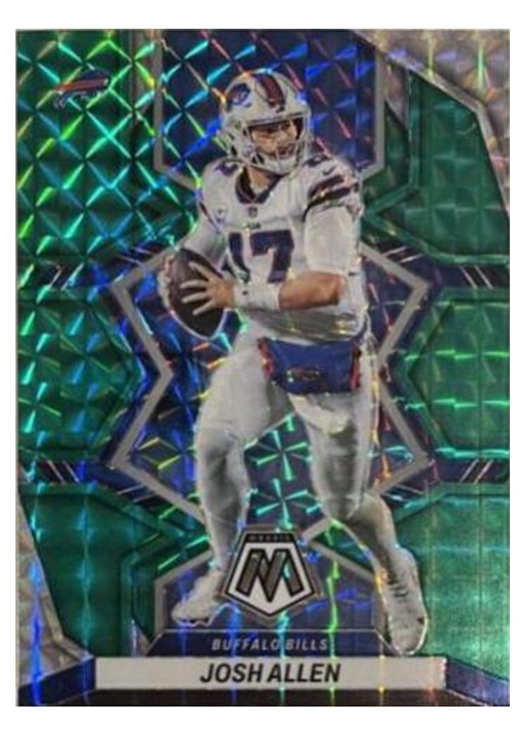 2022 Panini Mosaic Base Set Josh Allen Green #20 card