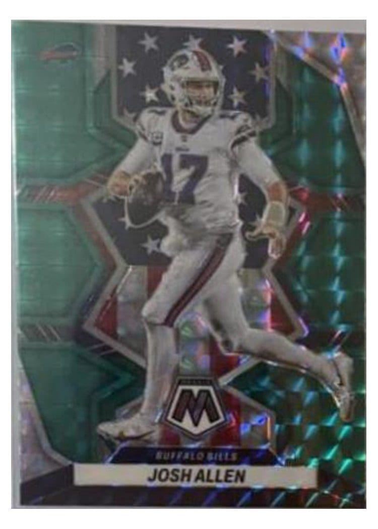 2022 Panini Mosaic Base Set Josh Allen Green #253 card