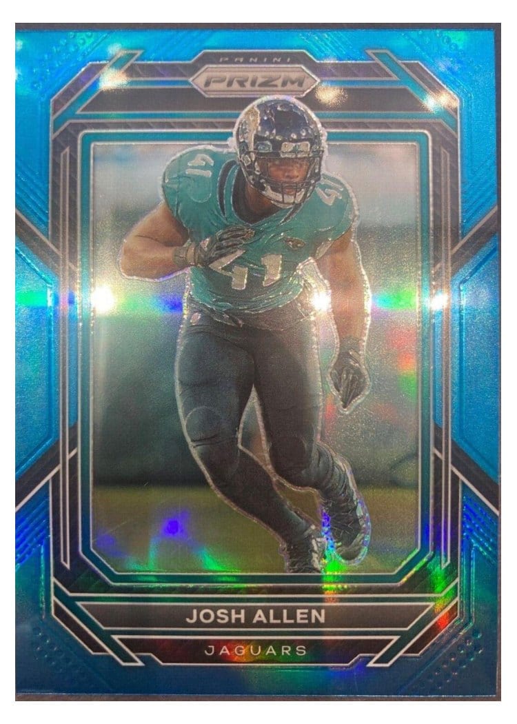2022 Panini Prizm Base Set Josh Allen Light Blue #136 card