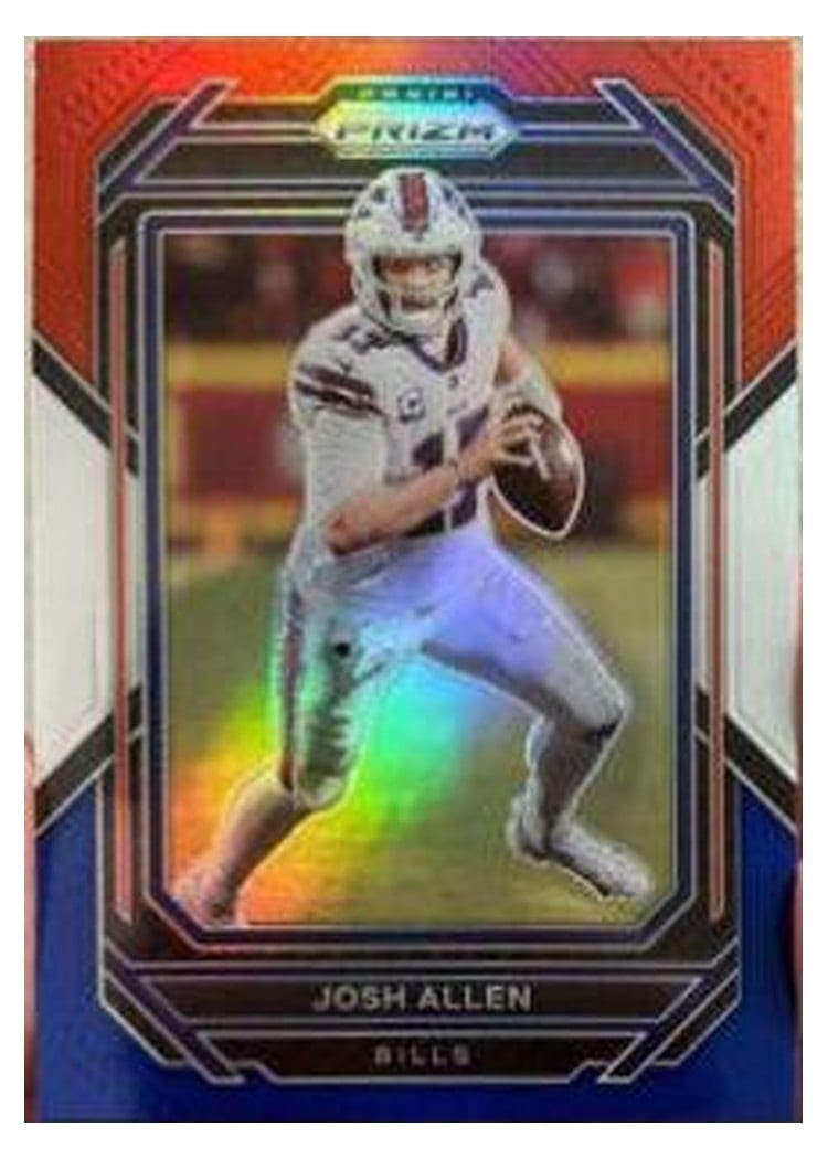2022 Panini Prizm Base Set Josh Allen Red White Blue #136 card