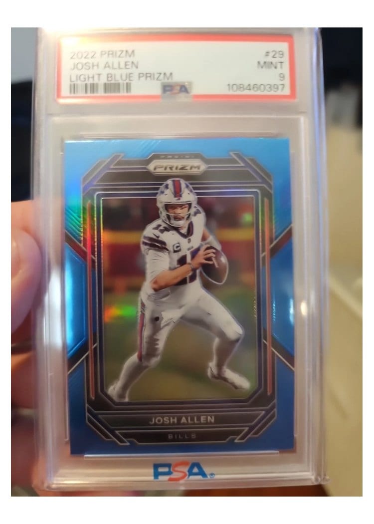 2022 Panini Prizm Base Set Josh Allen #29 card