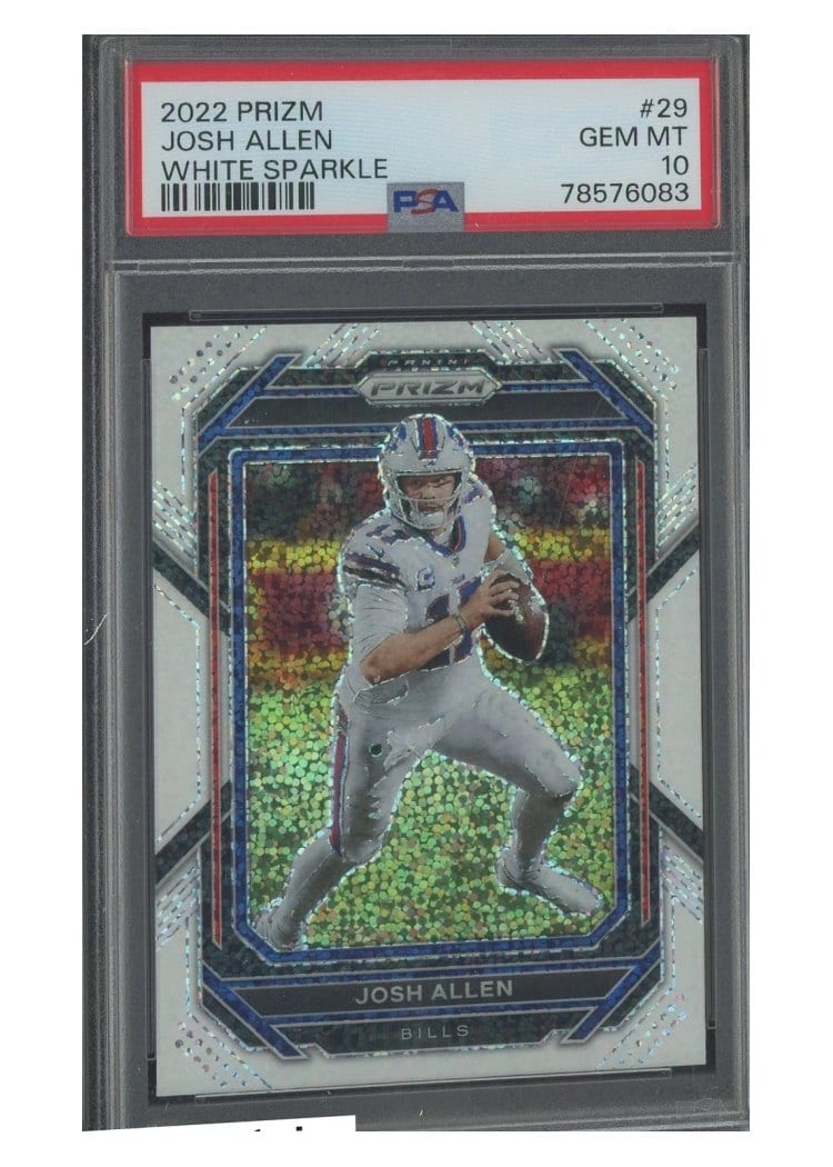 2022 Panini Prizm Base Set Josh Allen #29 card