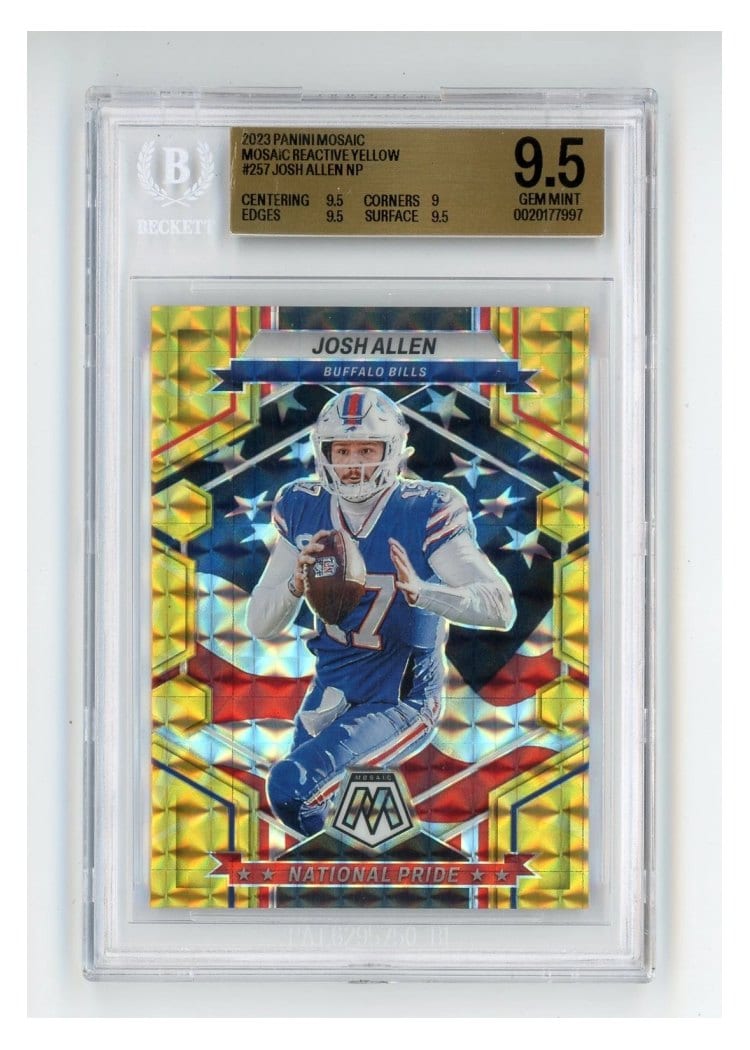 2023 Panini Mosaic Base Set Josh Allen #257 card