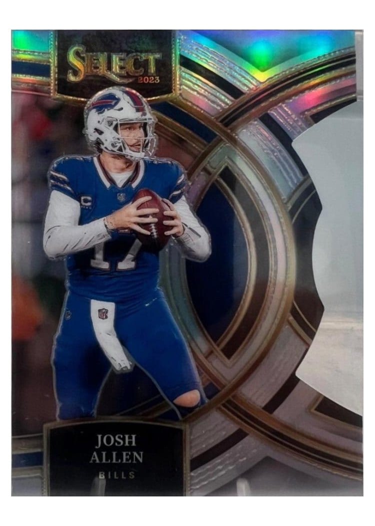 2023 Panini Select Josh Allen Silver Prizm Die-Cut #200 card
