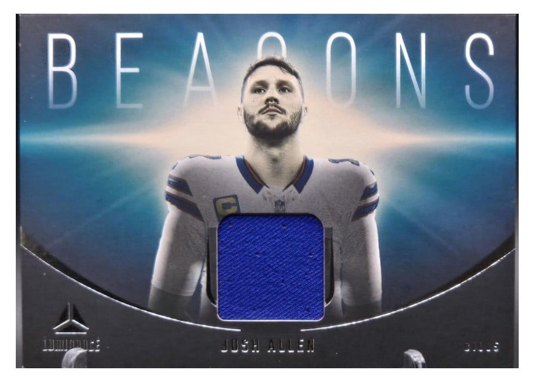 2024 Panini Luminance Beacons Relics Josh Allen #BEA-JAN card
