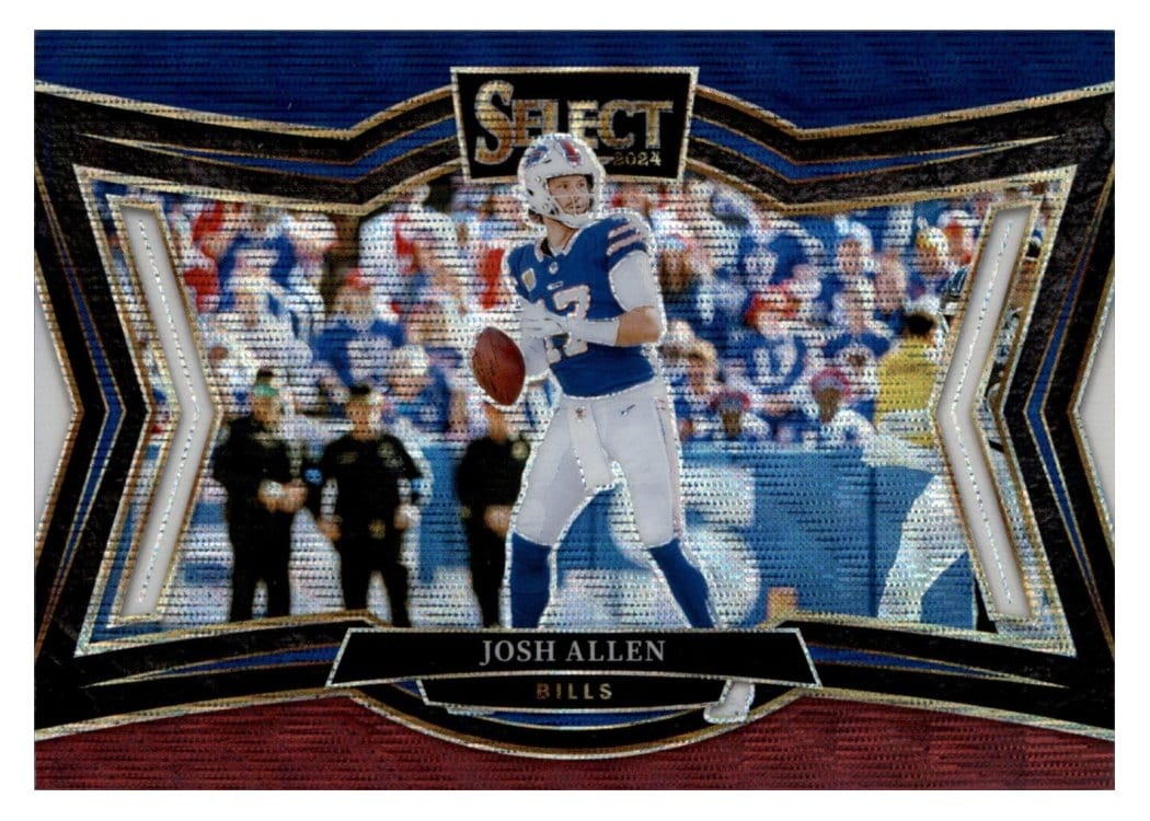 2024 Panini Select Base Set Josh Allen Tri-Color Prizm #468 card