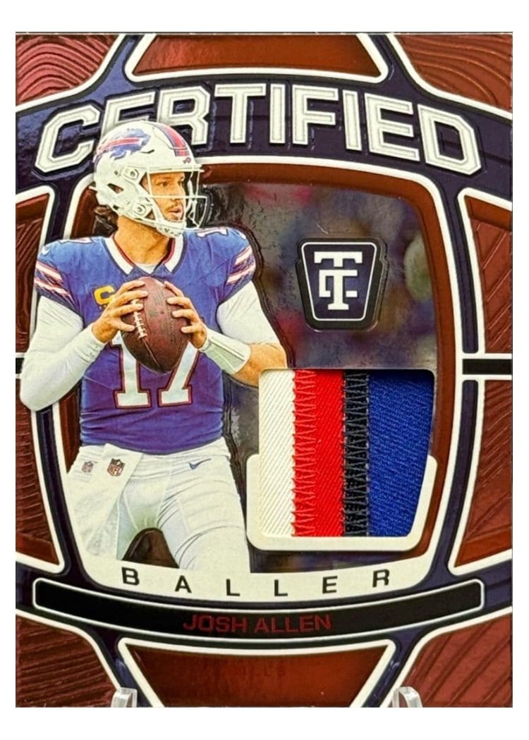 2024 Panini Totally Certified Certified Baller Josh Allen #18 card