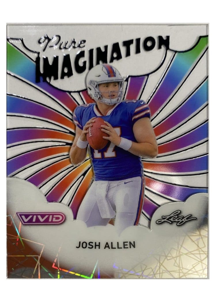2025 Leaf Vivid Pure Imagination Josh Allen #PB-25 card