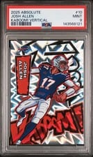 2025 Panini Absolute Kaboom! Vertical Josh Allen #10 card