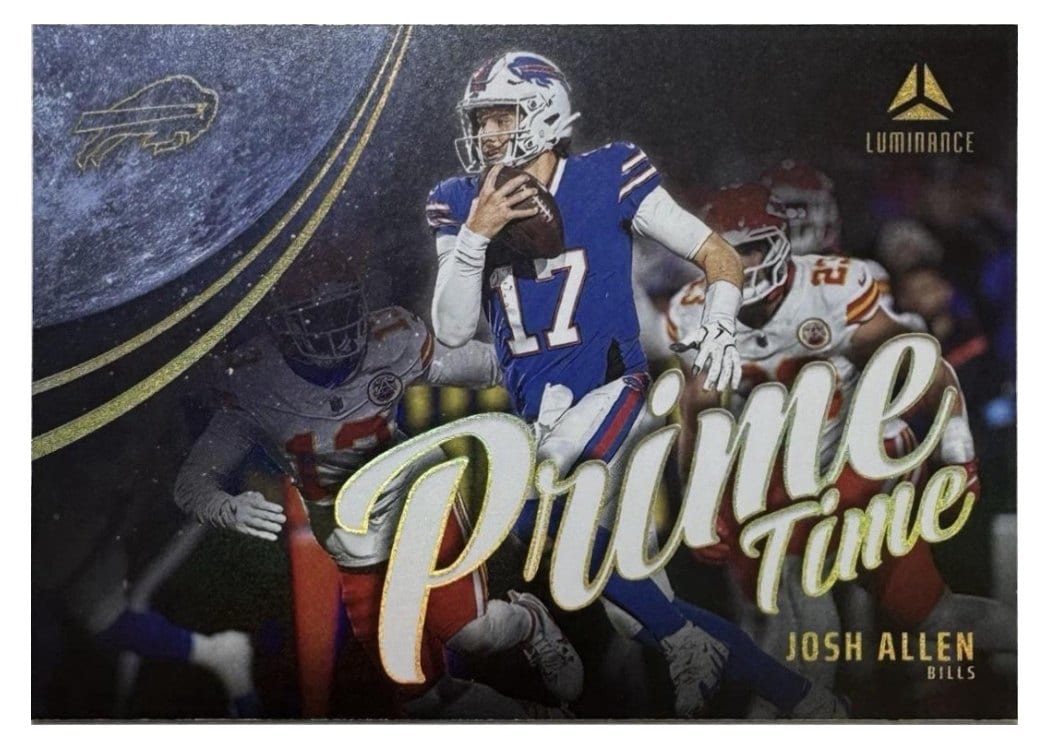 2025 Panini Luminance Prime Time Josh Allen #8 card