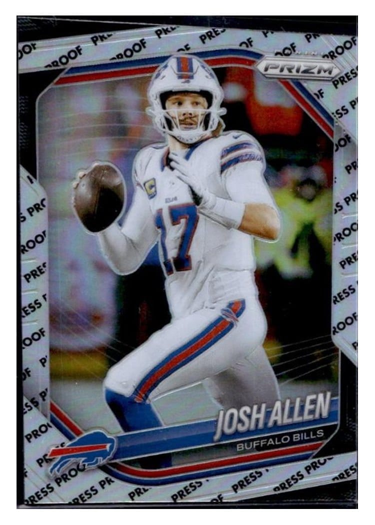 2025 Panini Prizm Base Set Josh Allen #167 card