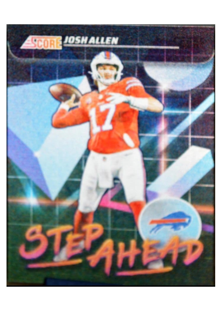 2025 Score Step Ahead Josh Allen #7 card