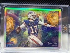 2025 Topps Cosmic Chrome Stars in the Night Josh Allen #STN-12 card