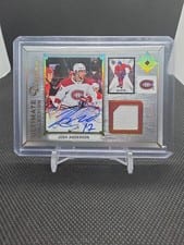 2021-22 Upper Deck Ultimate Collection Ultimate Display Autograph Jersey Josh Anderson #UDA-JA card