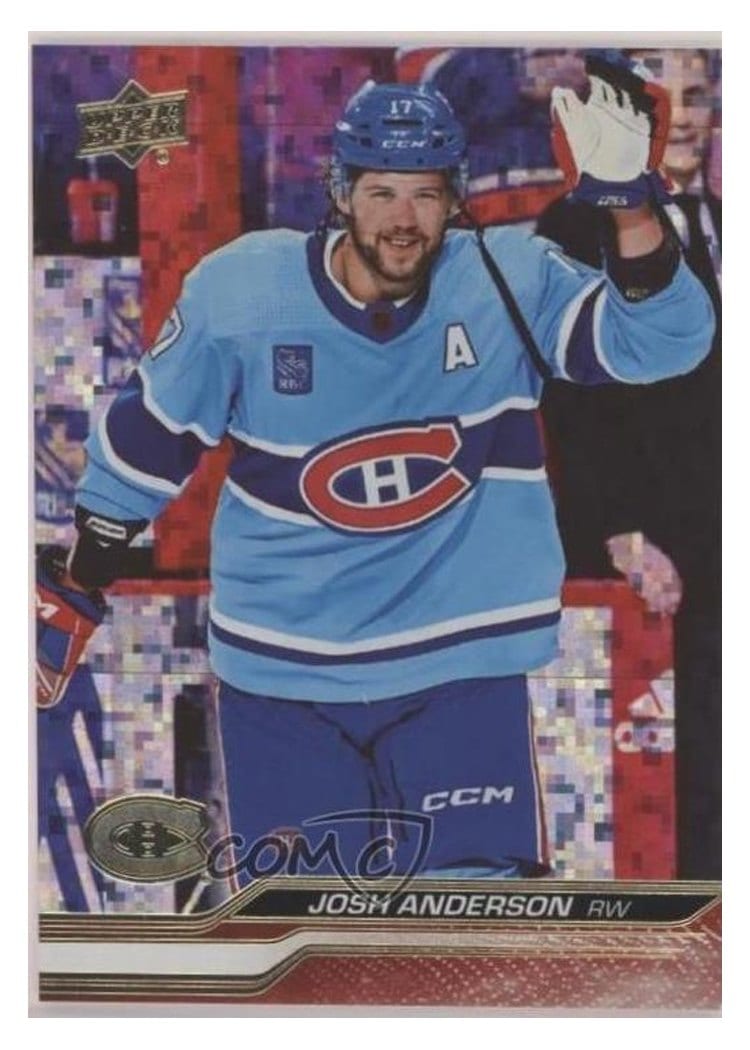 2023-24 Upper Deck Base Set Josh Anderson #96 card