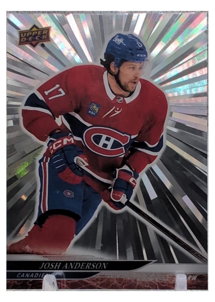 2024-25 Upper Deck Base Set Josh Anderson #341 card