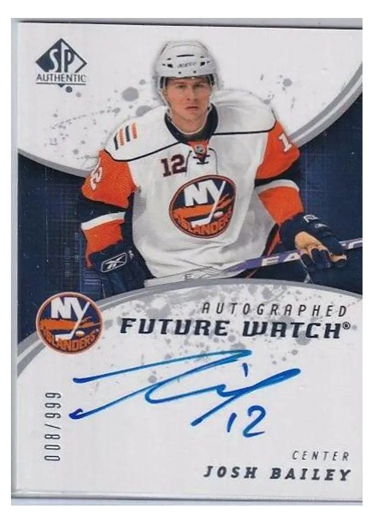2008 SP Authentic Josh Bailey #224 card