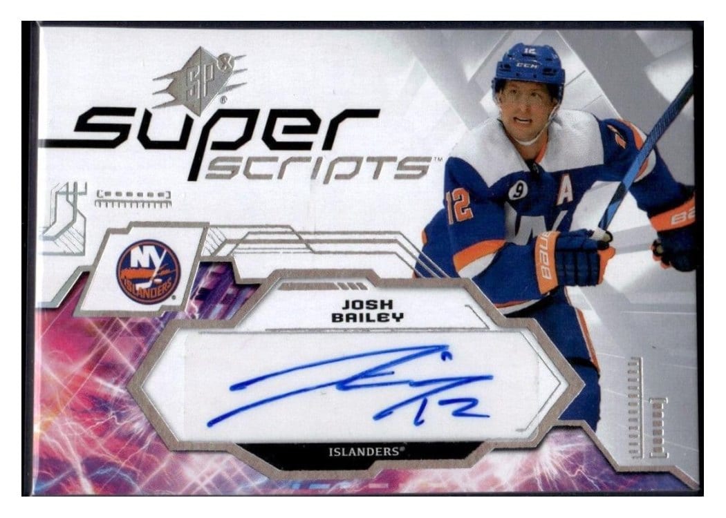 2023-24 SPx Superscripts Josh Bailey #SS-JB card