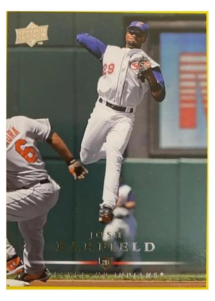 2008 Upper Deck Josh Barfield card