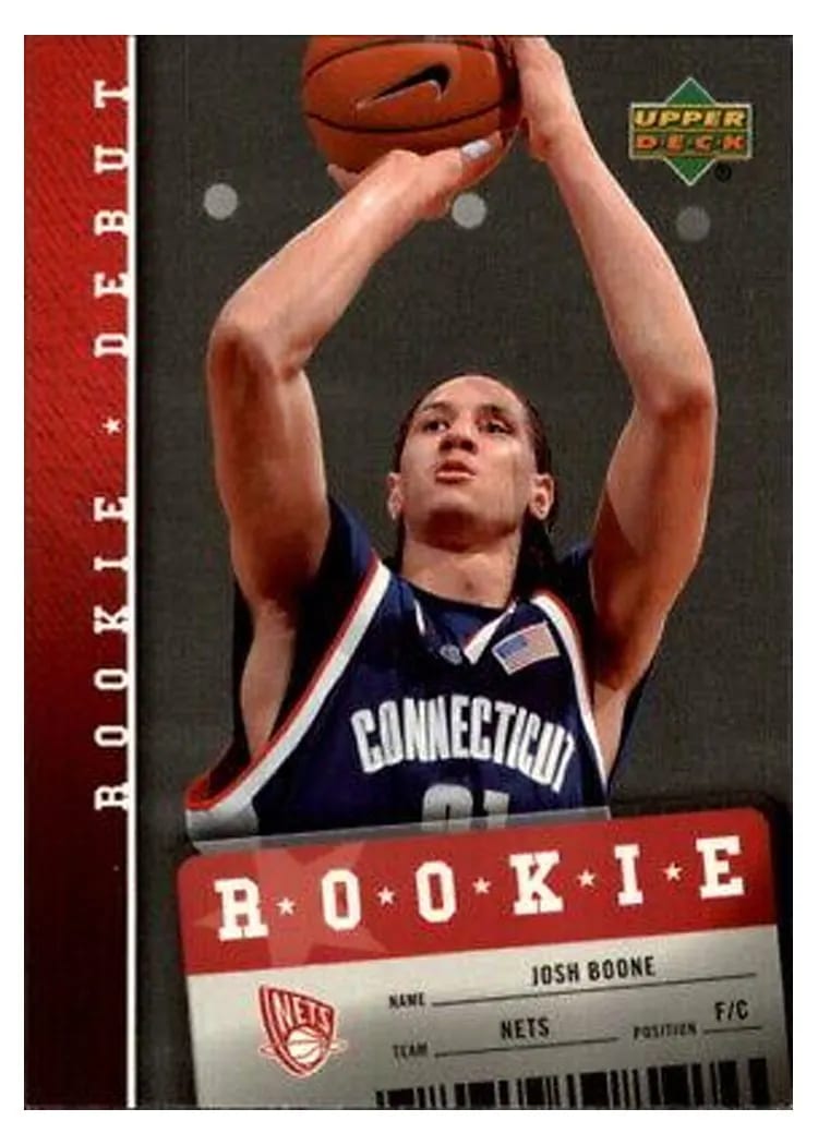 2006 Upper Deck Rookie Debut Josh Boone #126 card