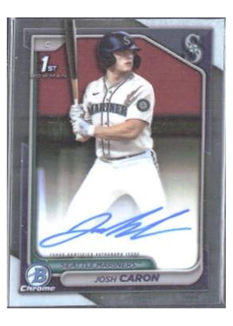 2024 Bowman Draft Chrome Prospect Autographs Josh Caron #CPA-JCA card