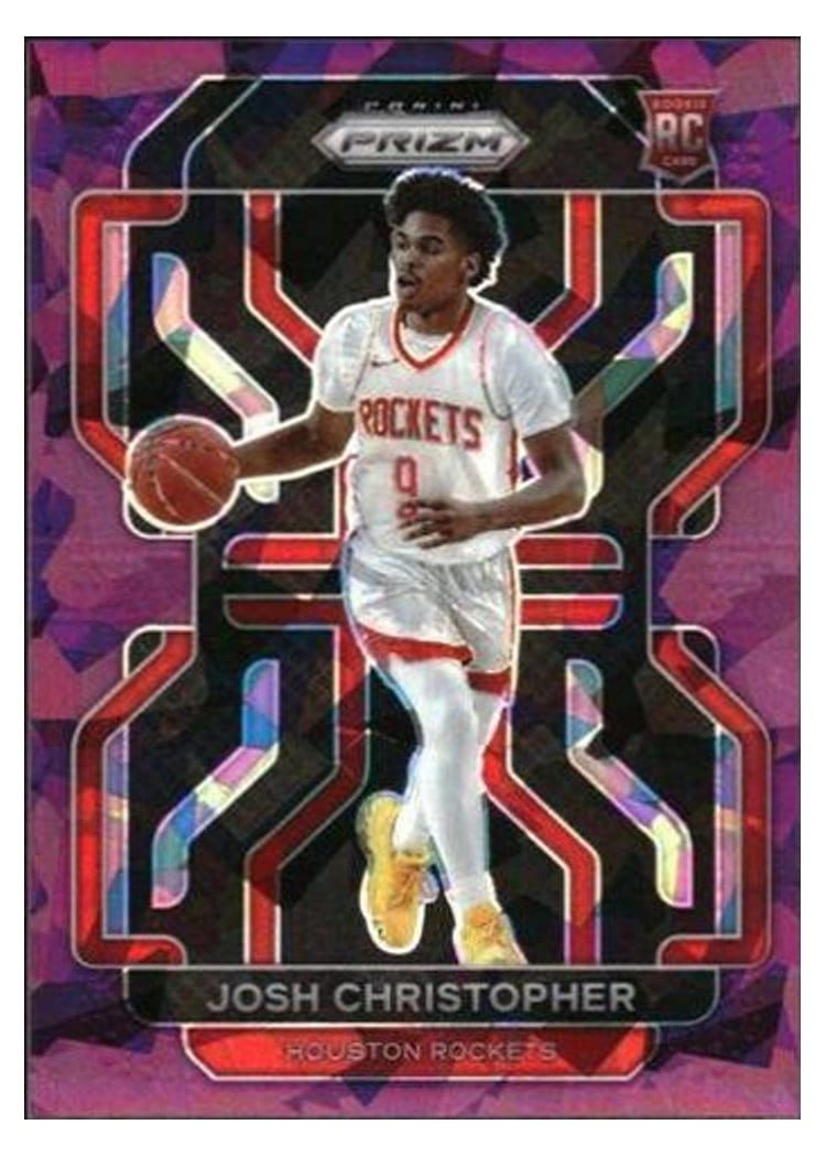2021-22 Panini Prizm Base Set Josh Christopher Pink Ice Prizm #324 card