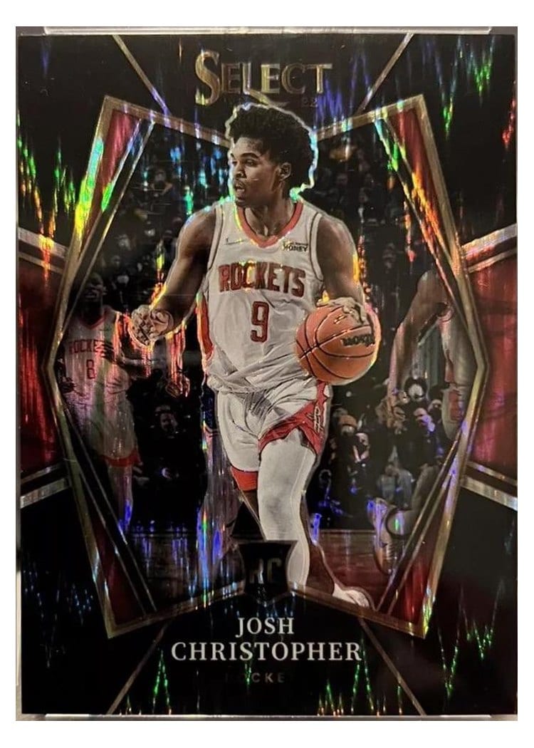 2021-22 Panini Select Base Set Josh Christopher #133 card