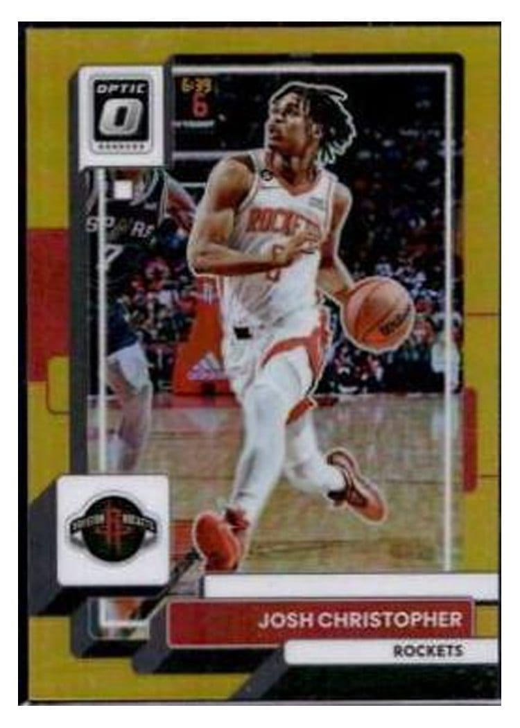 2022-23 Donruss Optic Base Set Josh Christopher #180 card
