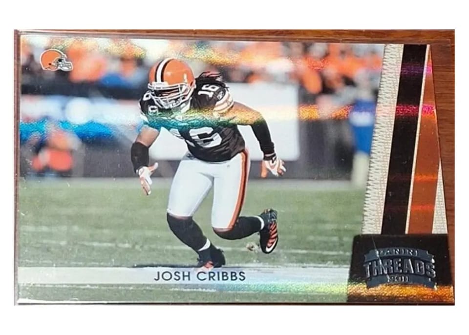 2011 Panini Threads Josh Cribbs #36 card
