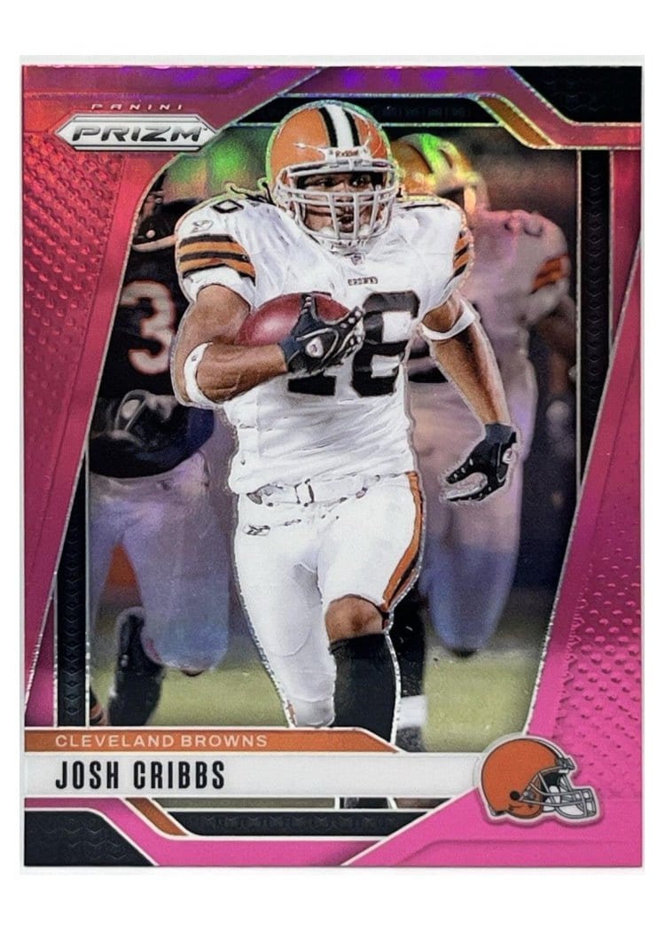 2024 Panini Prizm Base Set Josh Cribbs Pink #72 card