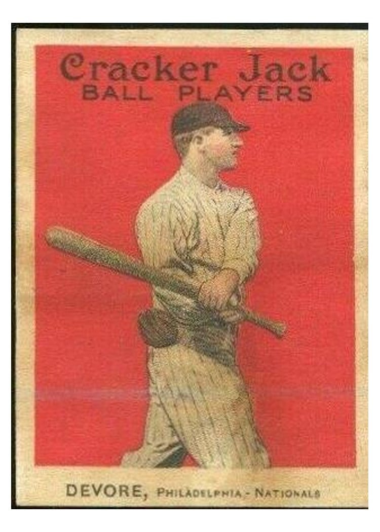1914 Cracker Jack Josh Devore #47 card