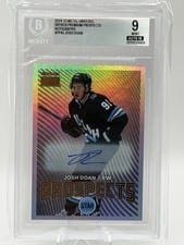 2024-25 Skybox Metal Universe Skybox Premium Prospects Auto Josh Doan #PP-45 card