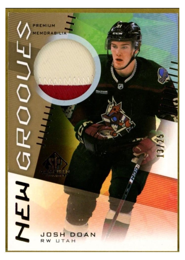 2024-25 SP Game Used New Grooves Josh Doan #NG-13 card