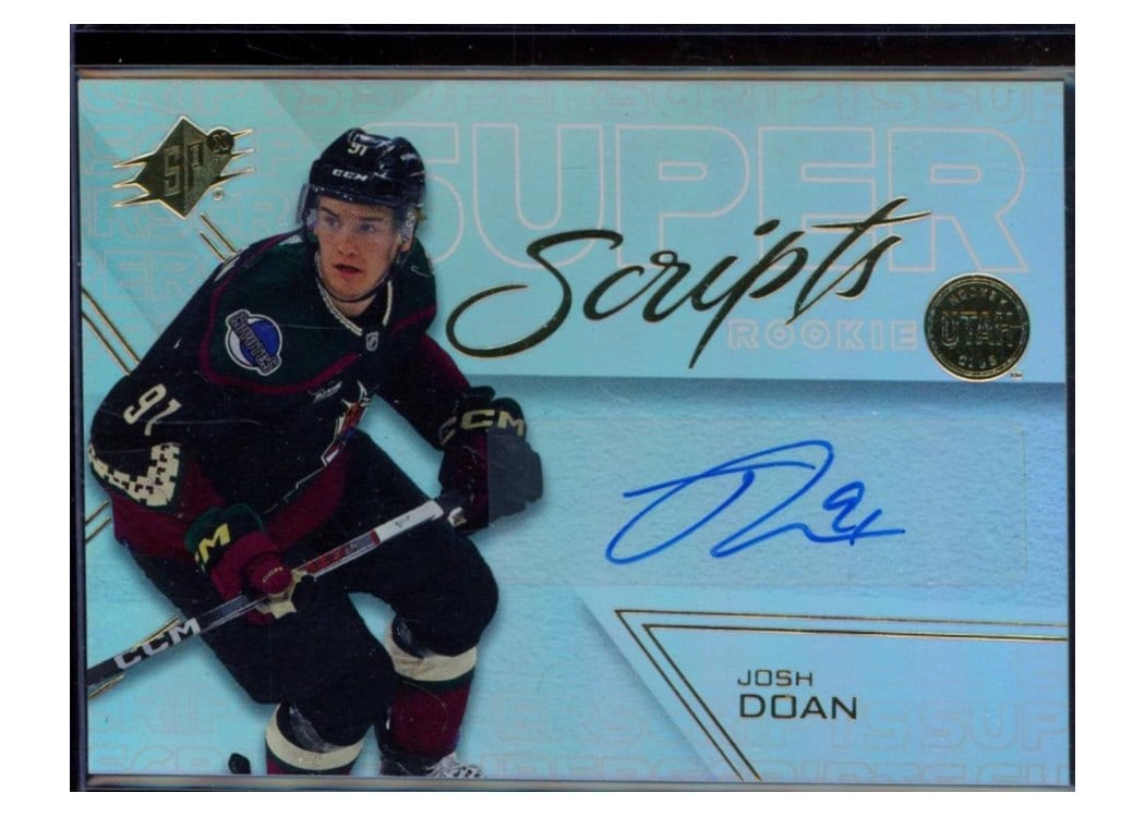 2024-25 SPx SuperScripts Rookies Josh Doan #SSR-JD