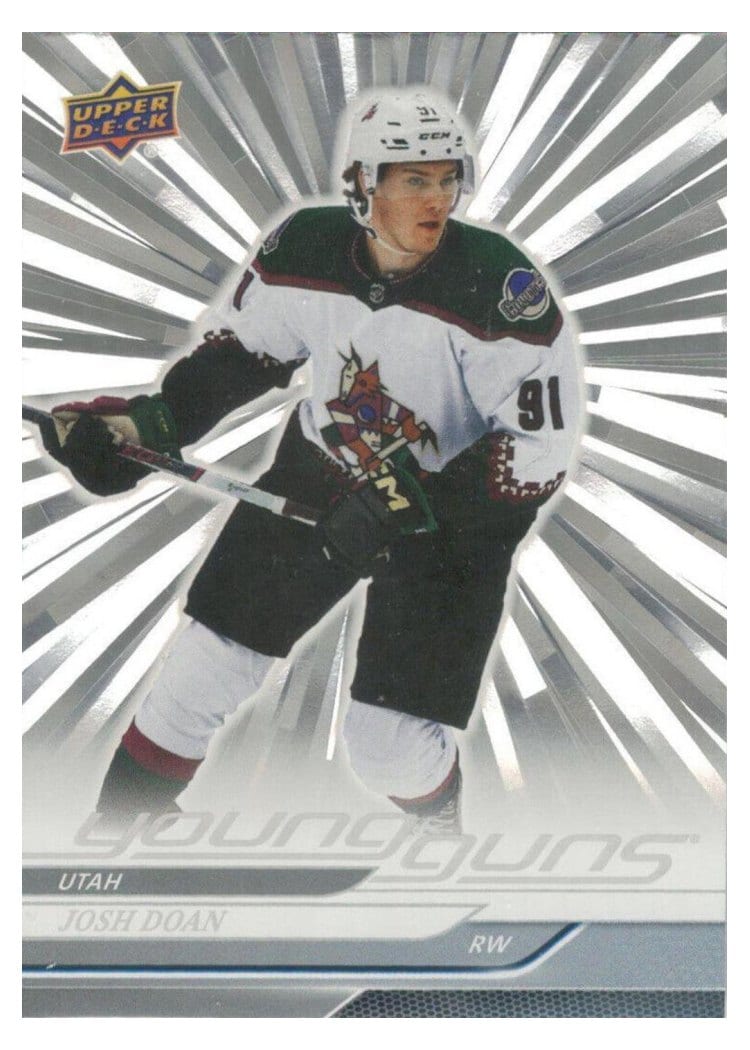 2024 Upper Deck Josh Doan Outburst Silver #233 card