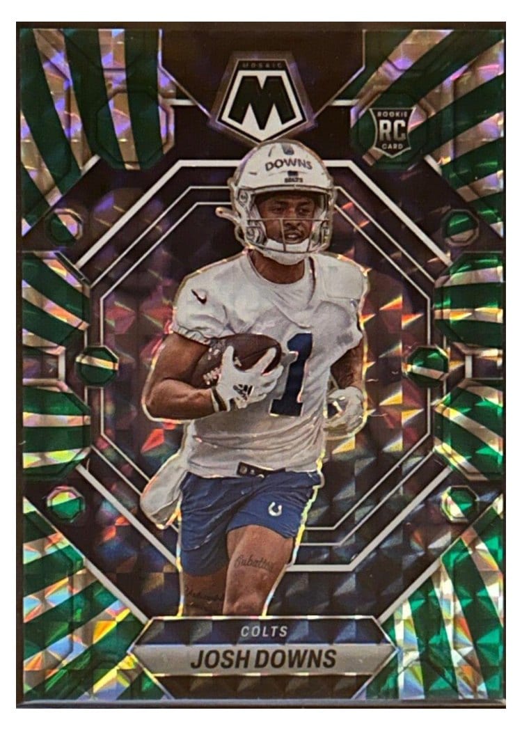 2023 Panini Mosaic Base Set Josh Downs #339 card